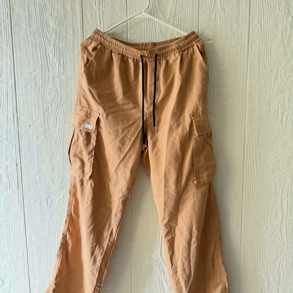 SHEIN Men's Light Brown Cargo Pants